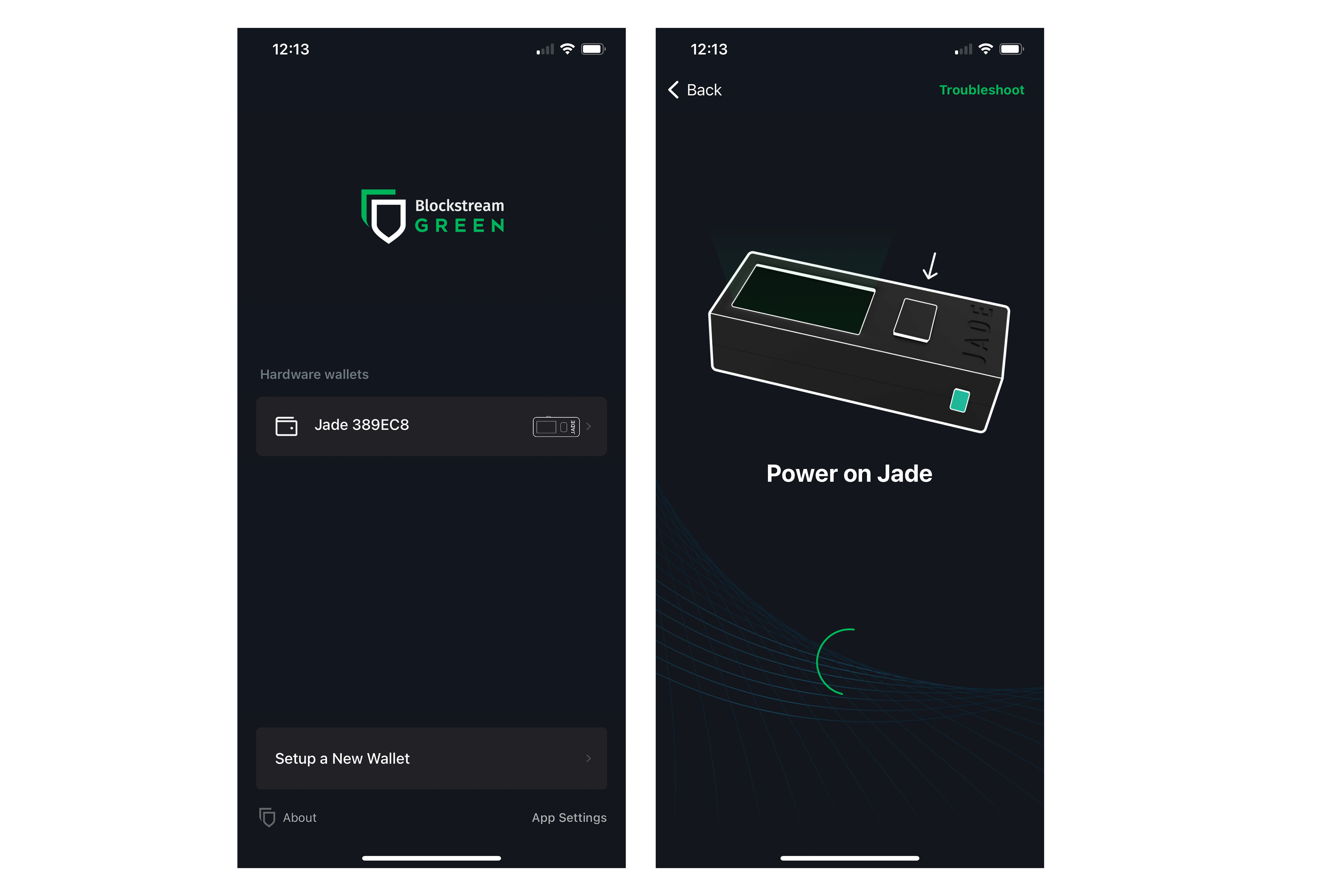 Jade Plus への再ログイン画面